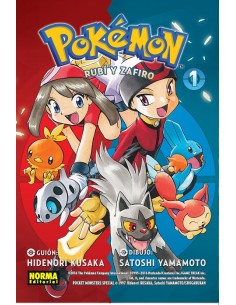 POKEMON: RUBI Y ZAFIRO Nº01 (REEDICION)