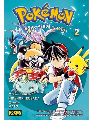 POKEMON: ROJO, VERDE Y AZUL Nº02 (COLECCION 02)...