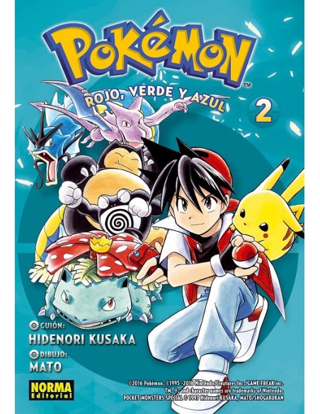 POKEMON: ROJO, VERDE Y AZUL Nº02 (COLECCION 02) REEDICION