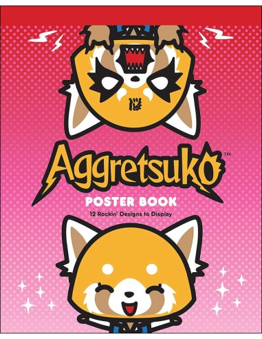 Aggretsuko Poster Book: 12 Rockin'' Designs to...