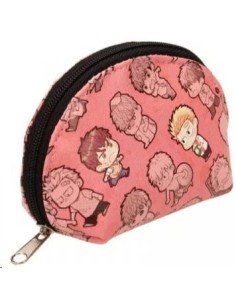 Megumi y Tsugumi - Monedero viñetas rosado - Uchiwa