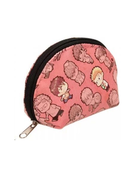Megumi y Tsugumi - Monedero viñetas rosado - Uchiwa