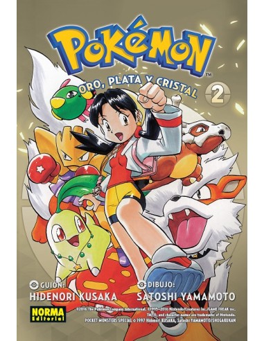 POKEMON: ORO, PLATA Y CRISTAL Nº02 (REEDICION)