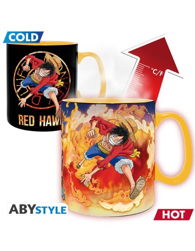 One piece - Taza Termica Sabo Luffy - ABYstyle