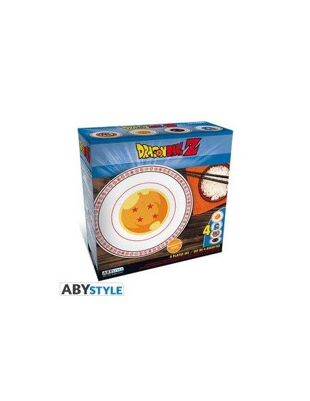Dragon Ball - Set 4 Platos - ABYstyle