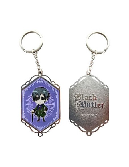 Black Butler - Llavero metálico Ciel Motive B - Sakami
