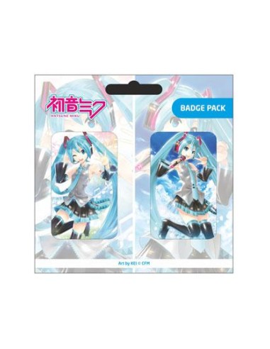 Hatsune Miku - Pack Chapas - POPbuddies