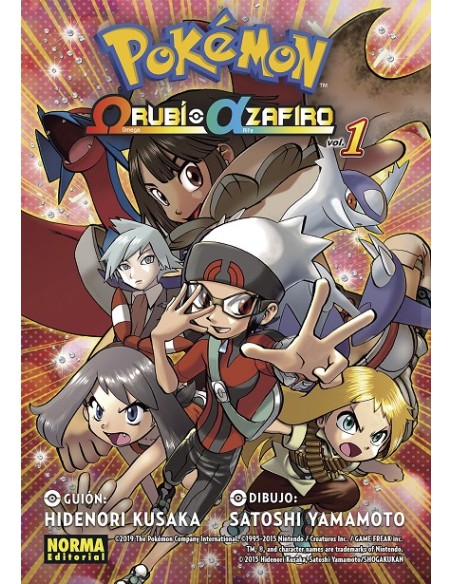 POKEMON RUBI OMEGA ALFA ZAFIRO Nº01 (REEDICION)