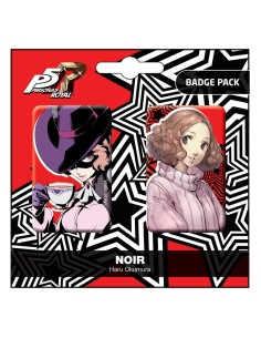 Persona 5 - Pack de Chapas Noir / Haru Okumura - POPbuddies