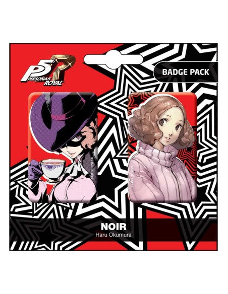 Persona 5 - Pack de Chapas Noir / Haru Okumura - POPbuddies