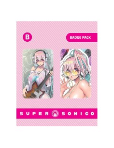 Super Sonico - Pack de Chapas - POPbuddies
