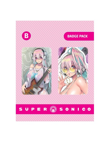 Super Sonico - Pack de Chapas - POPbuddies