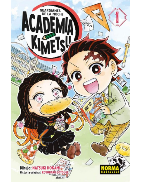 GUARDIANES DE LA NOCHE: ACADEMIA KIMETSU Nº01