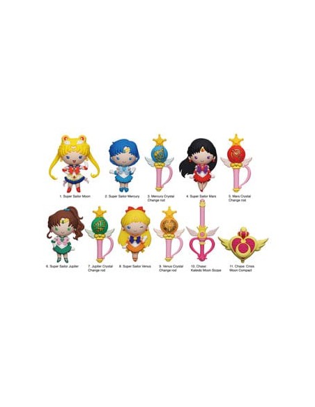 Sailor Moon - Colgantes PVC 3D Series 7 - Monogram Int