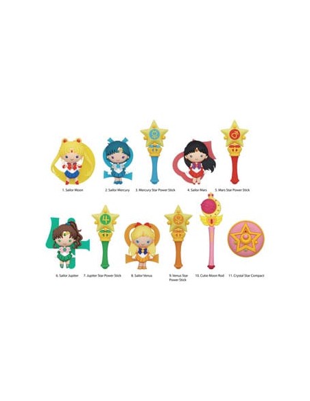 Sailor Moon - Colgantes PVC 3D Series 4  - Monogram Int