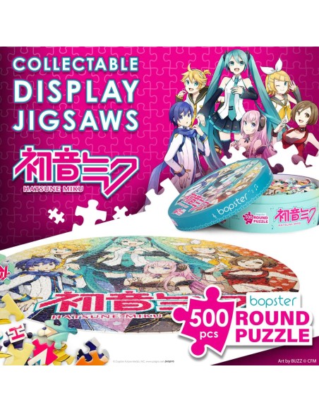 Hatsune Miku - Jigsaw Puzzles Redondo 500 piezas - Bopster