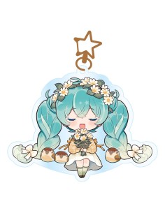 Hatsune Miku - Llavero acrilico Kawaii Autumn Time -...