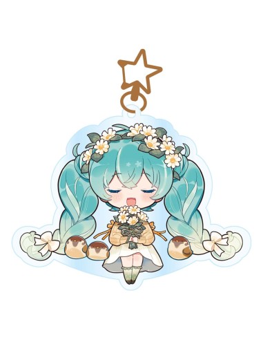 Hatsune Miku - Llavero acrilico Kawaii Autumn...