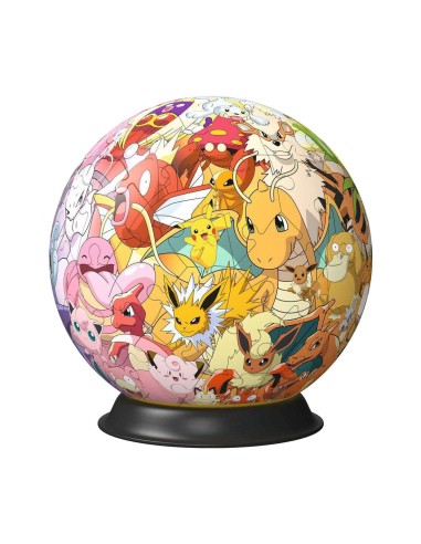 Pokemon - Puzzle 3D Puzzle-Ball Kanto Region -...