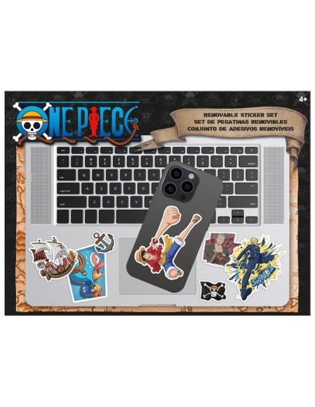 One Piece - Set pegatinas removibles - Kids-licensing
