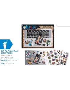 One Piece - Set pegatinas removibles - Kids-licensing 2