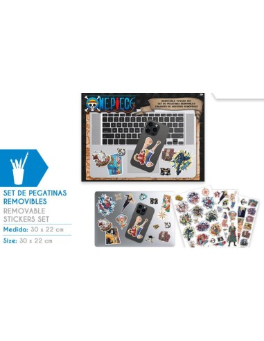 One Piece - Set pegatinas removibles -...