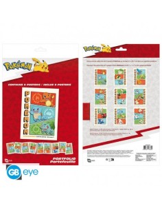Pokemon - Pack 9 Carteles - Jazwares