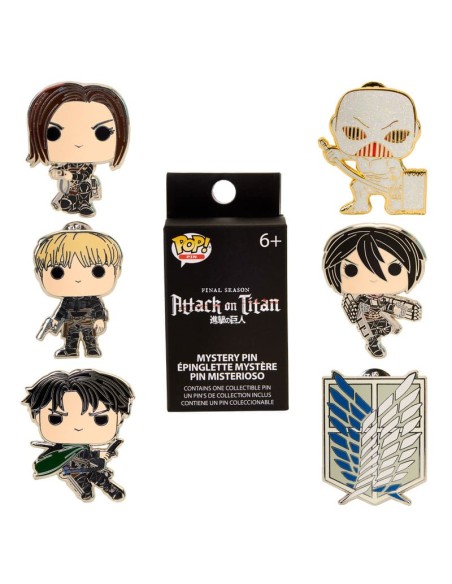 Shingeki no Kyojin - Pins y Broches sorpresa - Funko