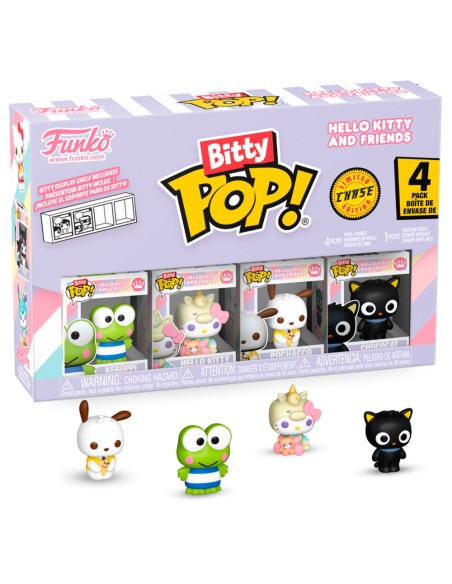 Hello Kitty and Friends - Pack de 4 Figuras Bitty Series 2 - Funko