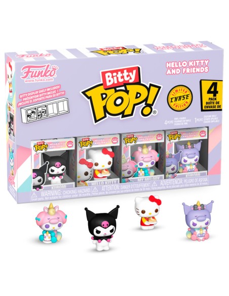 Hello Kitty and Friends - Pack de 4 Figuras Bitty Series 3 - Funko