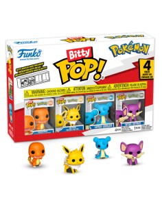 Pokemon - Bitty POP Pack de 4 Figuras - Funko