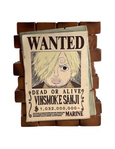 One Piece - Hucha Sanji Wanted - Plastoy