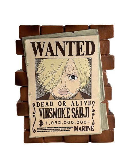 One Piece - Hucha Sanji Wanted - Plastoy