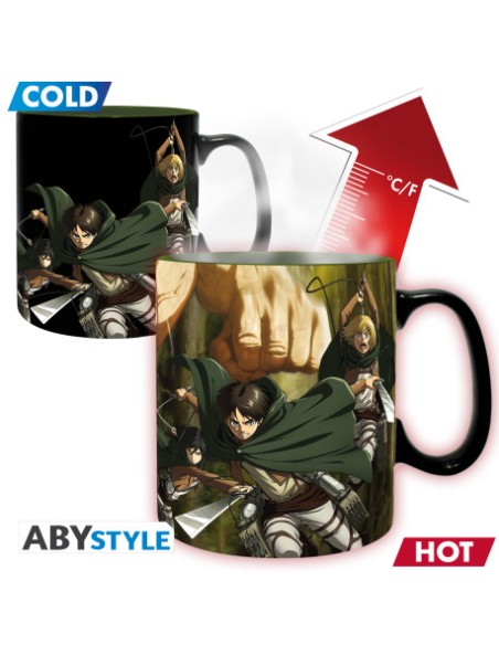 Shingeki no Kyojin - Taza Térmica aparición Eren - ABYstyle