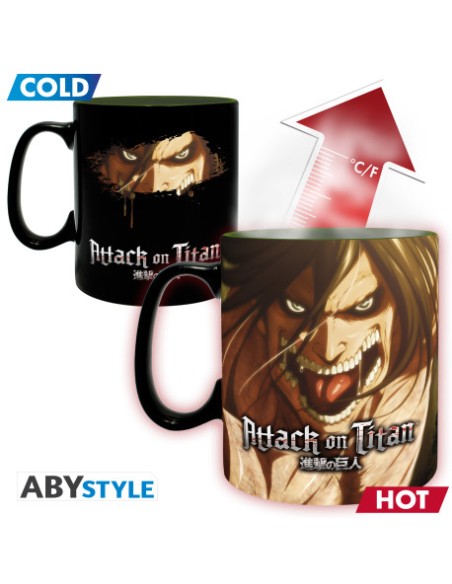 Shingeki no Kyojin - Taza Térmica aparición Eren - ABYstyle