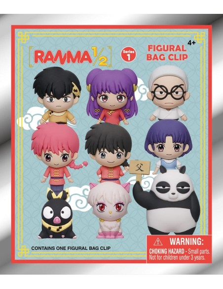 Ranma 1/2 - Colgantes PVC 3D Series 1 - Monogram Int.