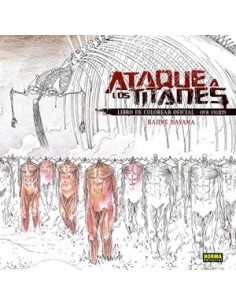 ATAQUE A LOS TITANES: LIBRO DE COLOREAR OFICIAL VOLUMEN 1