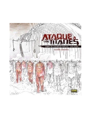 ATAQUE A LOS TITANES: LIBRO DE COLOREAR OFICIAL...