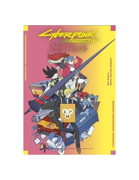 CYBERPUNK EDGERUNNERS, MADNESS Nº01 (PORTADA ALTERNATIVA)
