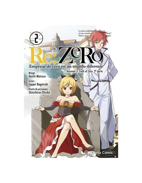 RE:ZERO (VOLUMEN 3): TRUTH OF ZERO 2 (MANGA)