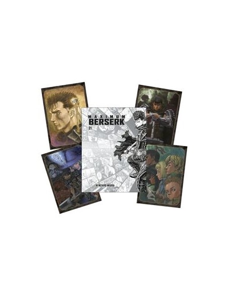 BERSERK MAXIMUM VOLUMEN 21 (EDICION PORTADA ALTERNATIVA CON 4 POSTALES)