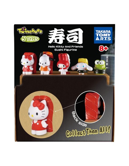 Hello Kitty & Friends - Minifigura sorpresa Sushi Kawai - Twinchees