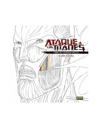 ATAQUE A LOS TITANES: LIBRO DE COLOREAR OFICIAL...