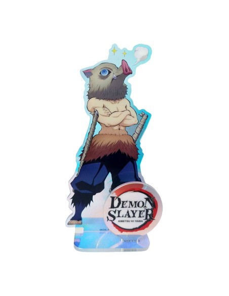 Kimetsu No Yaiba - Figura acrilico Inosuke Holographic - Sakami Merchandise