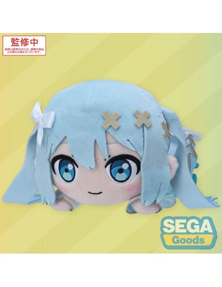 Hatsune Miku - Peluche Nesoberi Lay-Down Hatsune Miku Unshuttered Sekai  - Sega