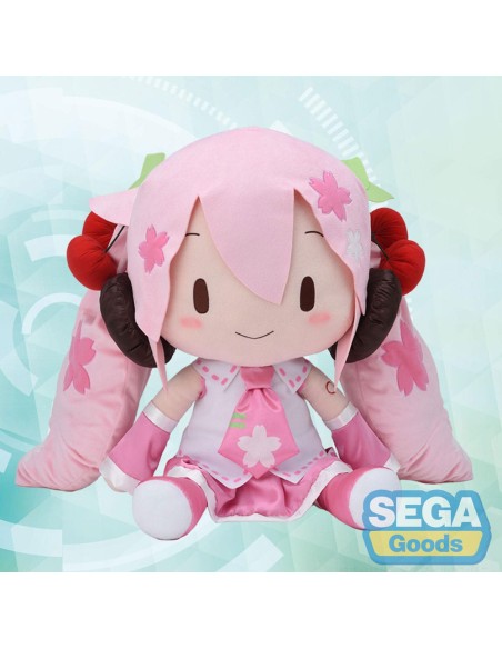 Hatsune Miku - Peluche Fuwa Petit Sakura Miku Dodeka Jumbo - Sega