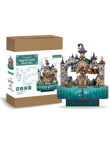 Maqueta musical - Castillo magico con luz -...