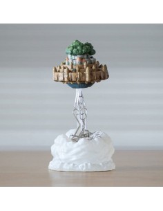 El castillo en el cielo - Estatua Magnet Flying Castle -...