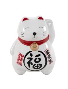 Gato de la fortuna - Hucha porcelana - Dcasa