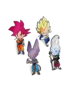 Dragon Ball - Set 4 Pins - Grupo Erik